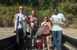 Cowlitz River Spring Chinook with Dave's Guide Service