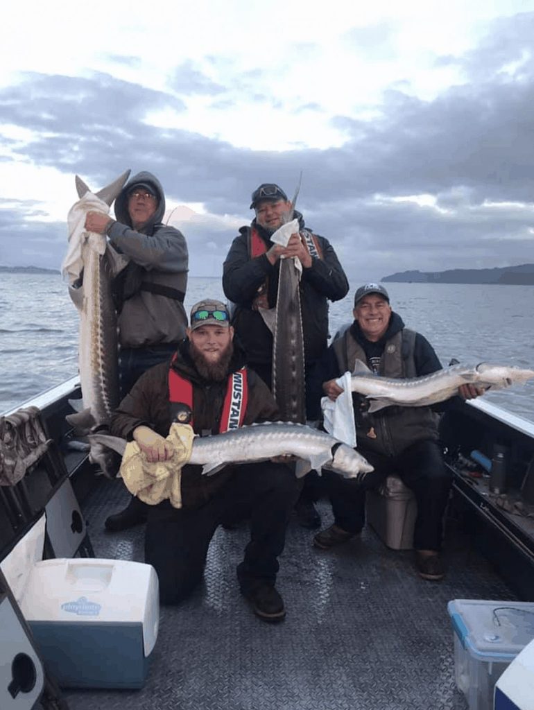 How to catch sturgon on the columbia wiht daves Guide service